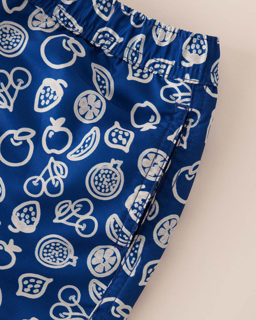 Heren UV Zwembroek Formentera Blauw - Fruity