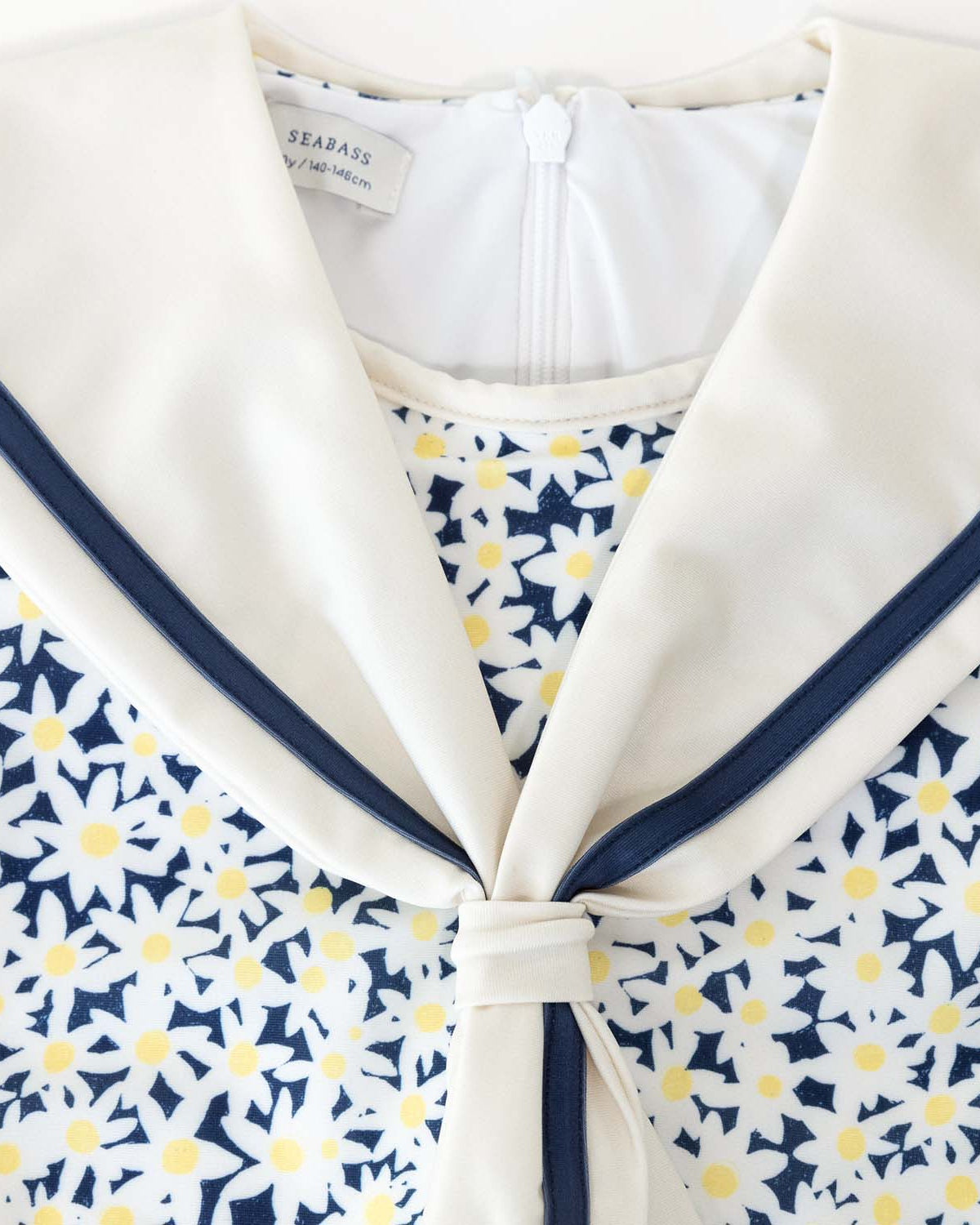 Meisjes UV Badpak Sailor Palermo - donkerblauw madelief