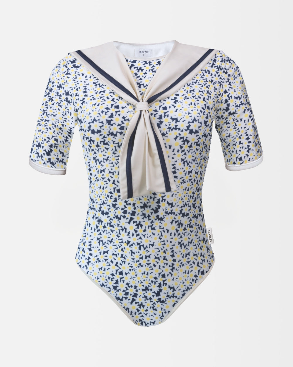 Dames UV Badpak Sailor Palermo - donkerblauw madelief