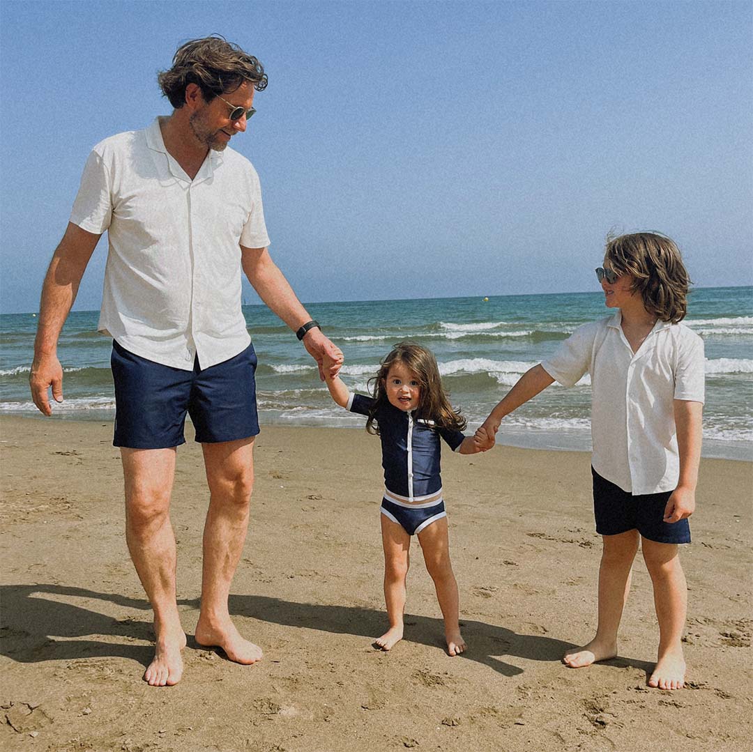 Bañador Hombre Azul marino - liso