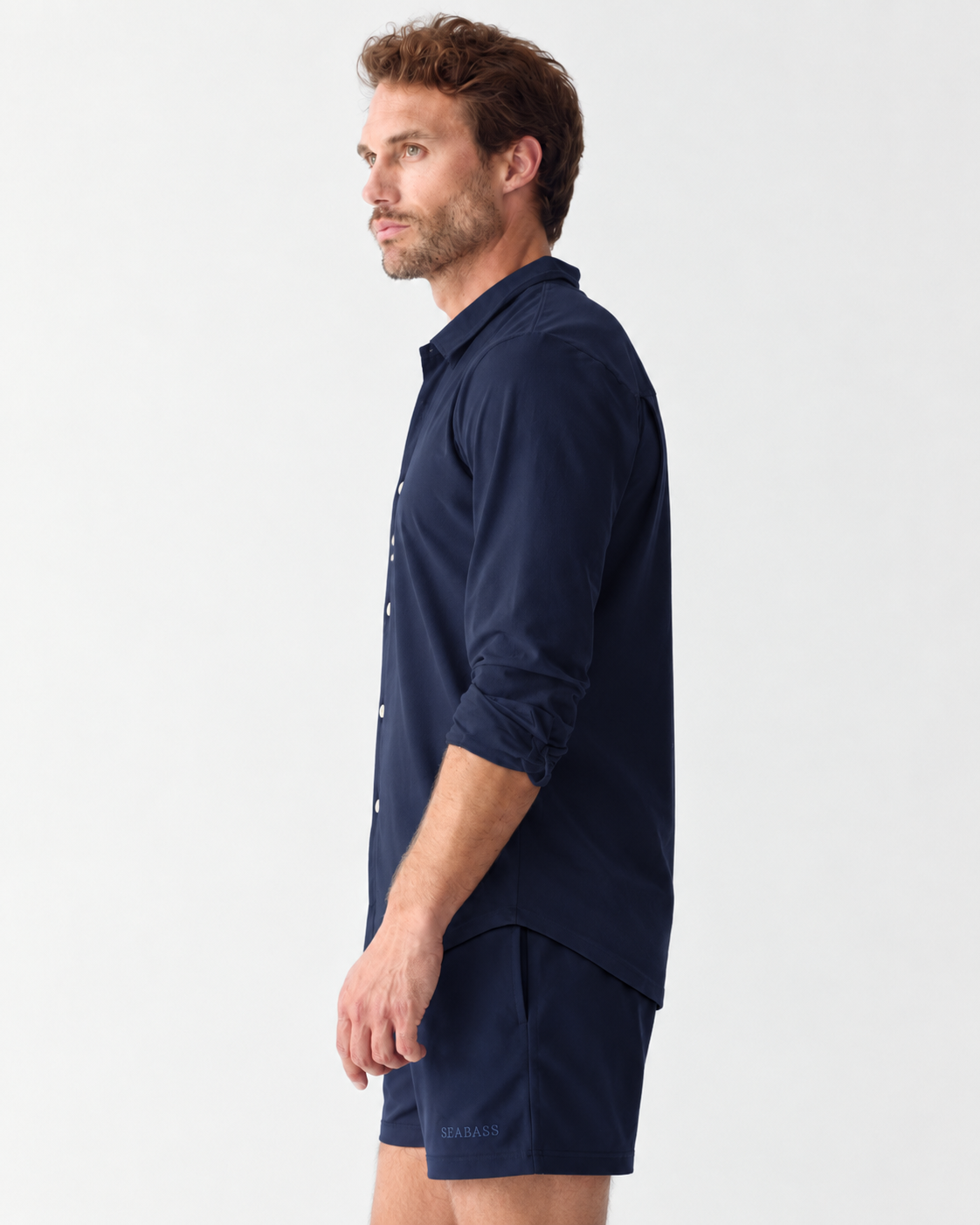 Männer Hemd mit UV-Schutz - Marineblau