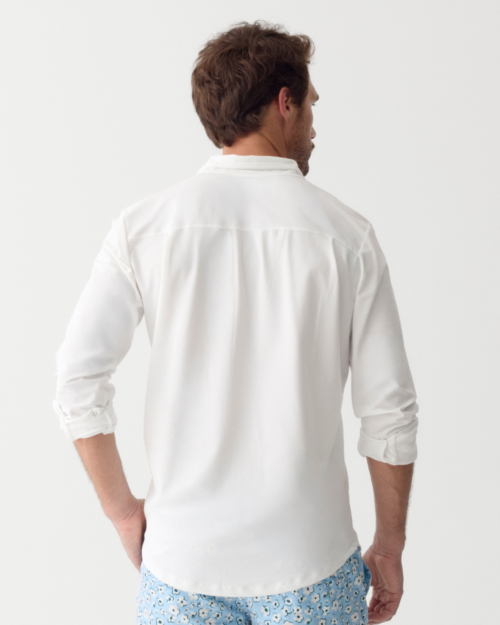 Männer Hemd mit UV-Schutz - Weiß