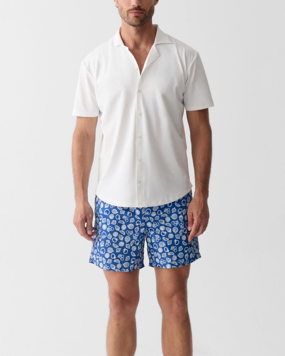 MÄNNER UV BADESHORT FORMENTERA BLAU - Fruity