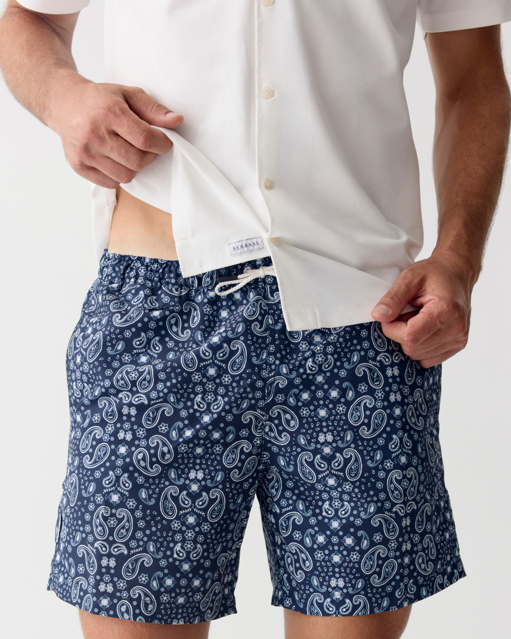 Männer UV Hemd Kurzarm mit UV-Schutz - Weiß