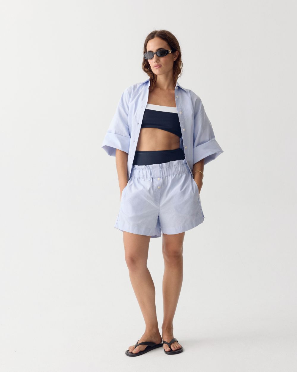 Women Resort Shorts Soleil Sky Blue
