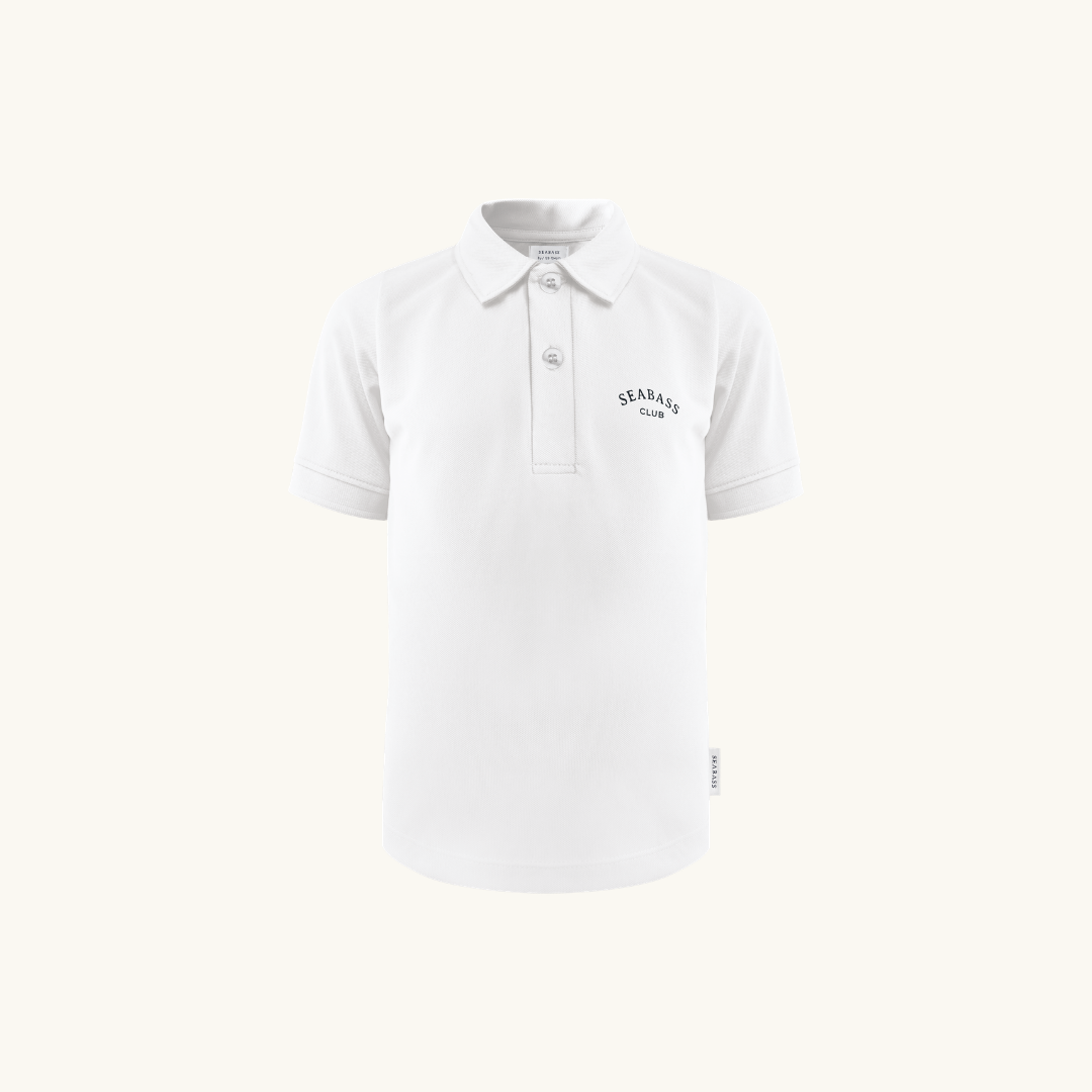 Jongens UV Polo Shirt Wit