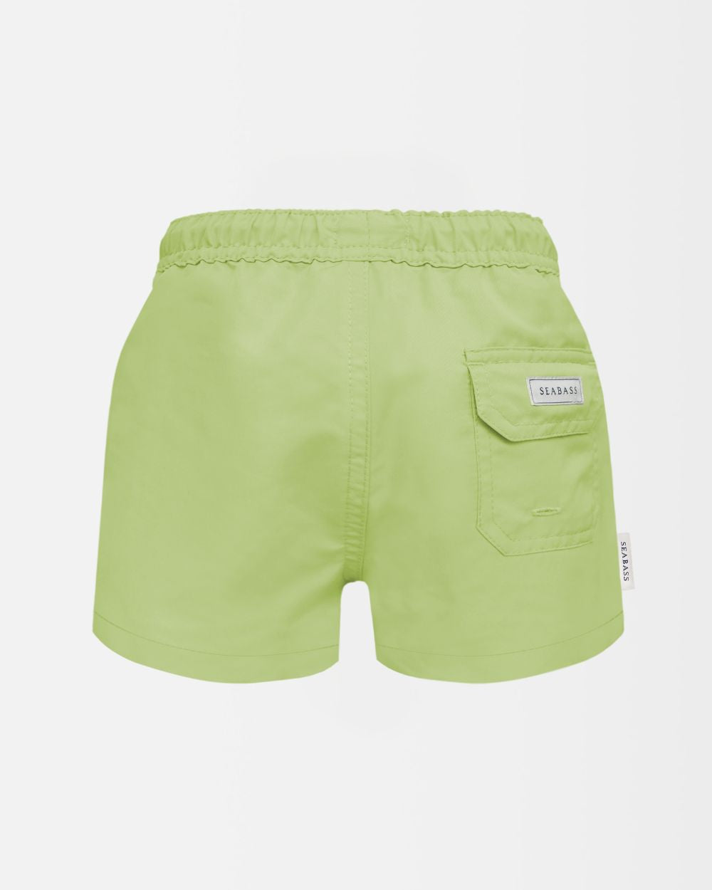 Jungs UV Badeshort Pistazie Grün - einfarbig