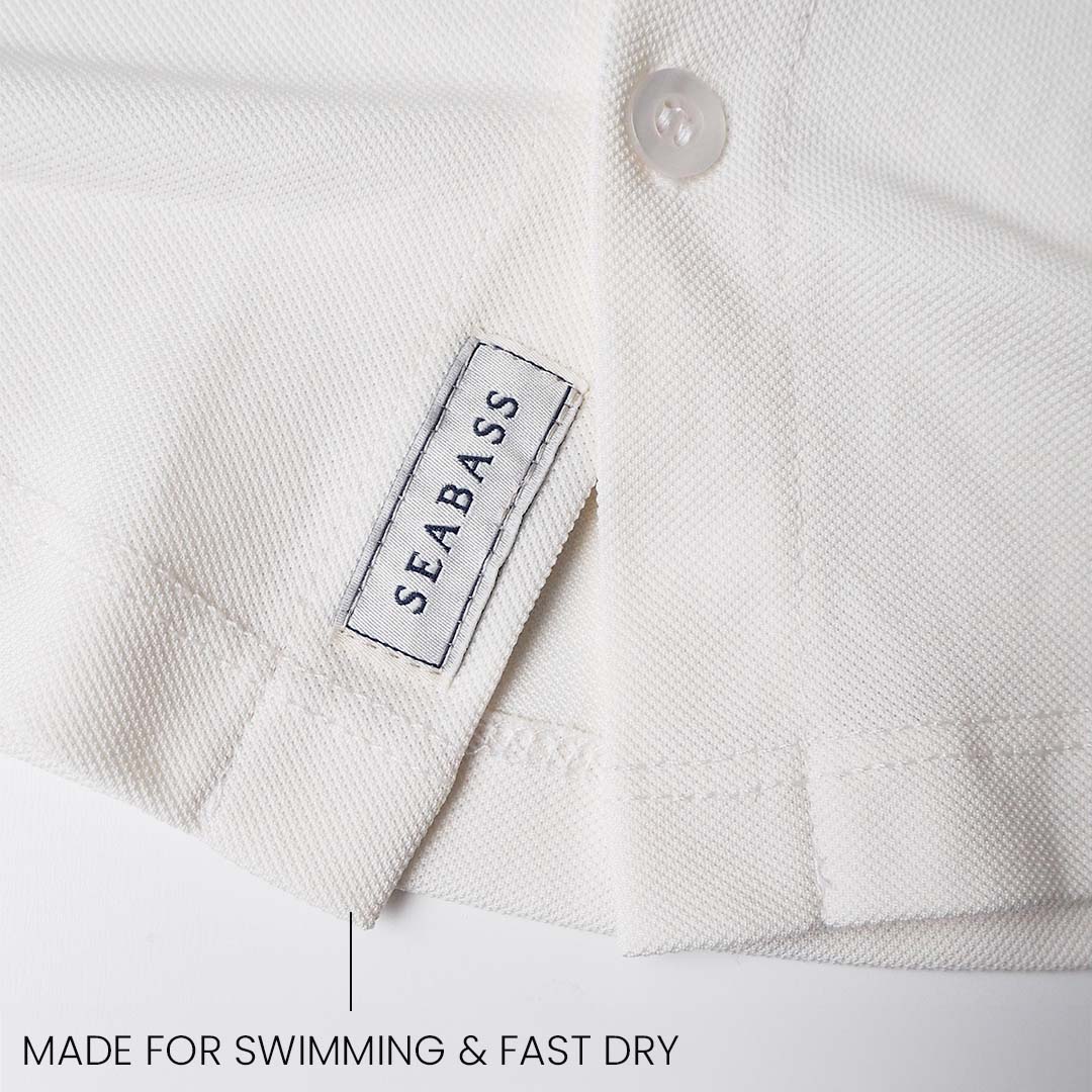 Camisa de niño con protección solar - blanco