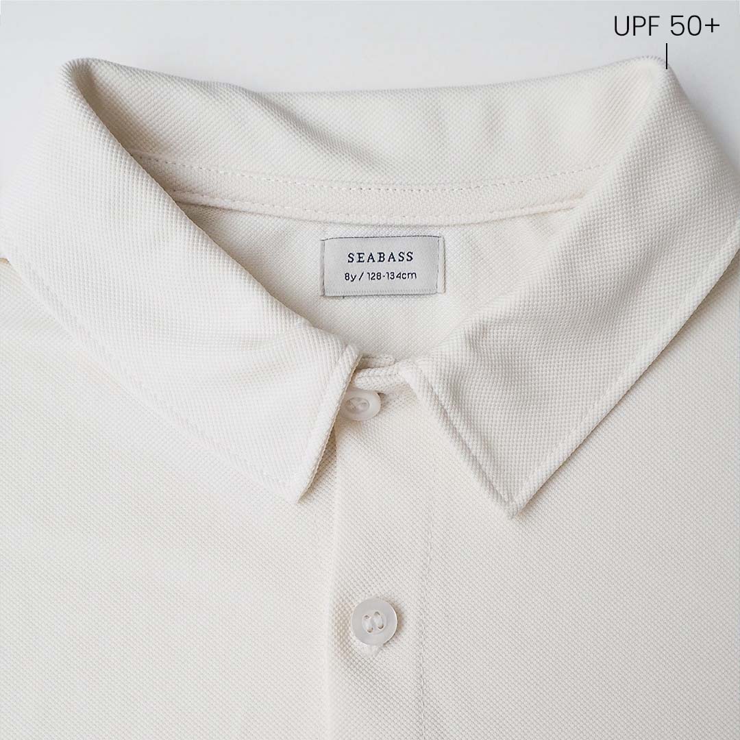 Camisa de niño con protección solar - blanco