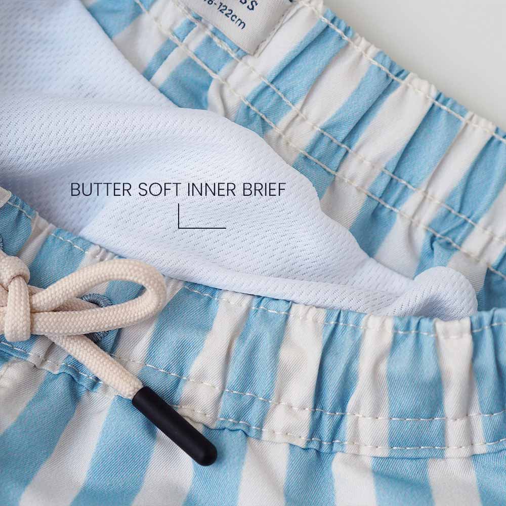 Boy UV Swim Short Forte dei Marmi - blue stripes