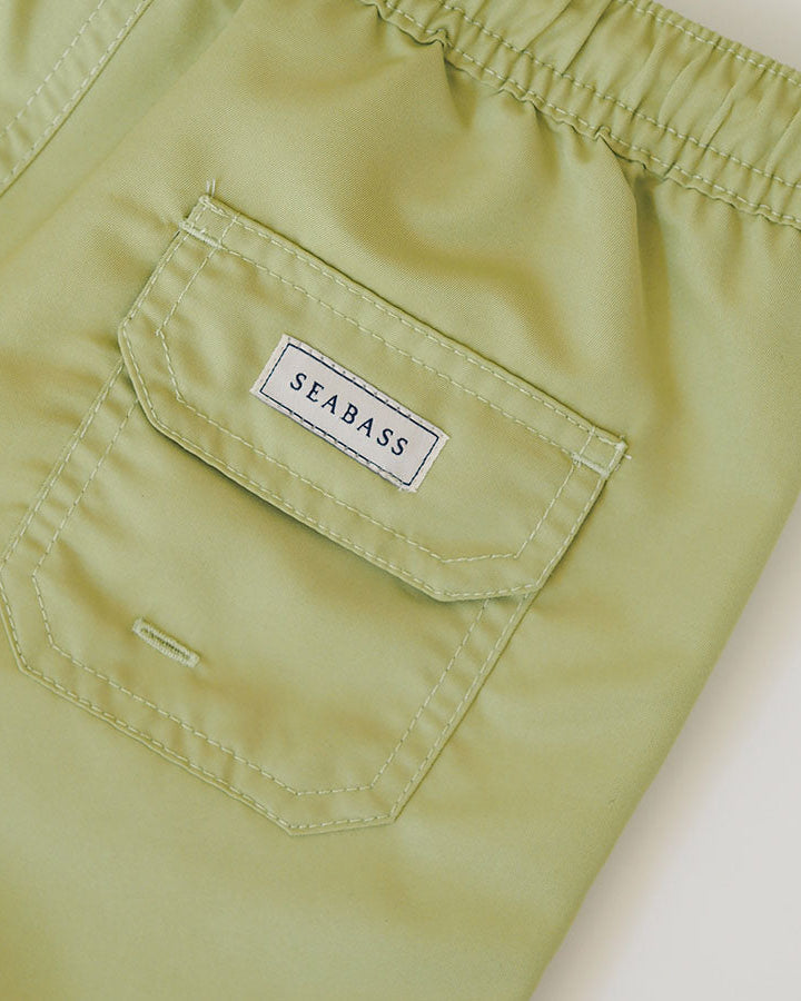 Men UV Swim Short Pistachio Green - solid