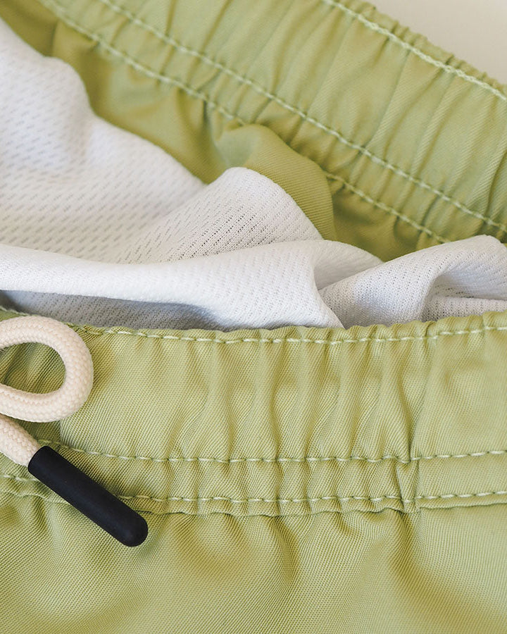 Men UV Swim Short Pistachio Green - solid