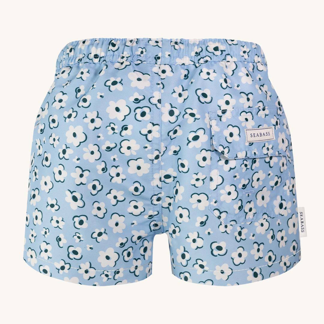 Jungs UV Badeshort Portofino - Grüne Streifen