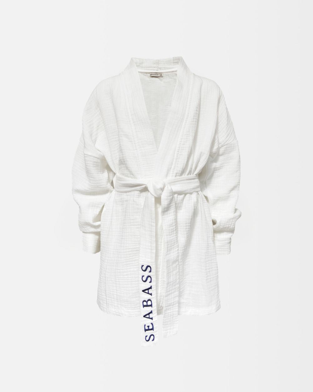 Mädchen Kimono - Bio-Baumwolle weiß