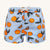 Jongens UV Zwembroek Corsica - sinaasappels blauw geruit