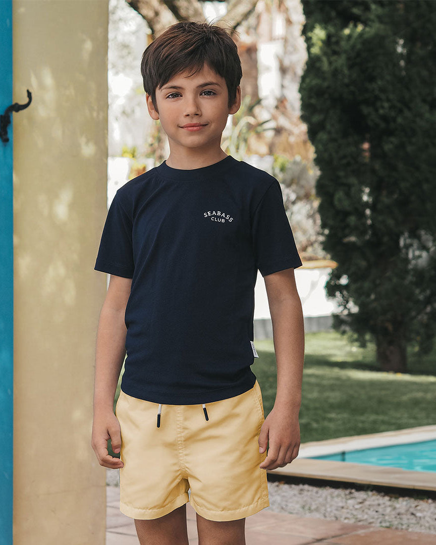 Bañador Niño Amarillo  - liso