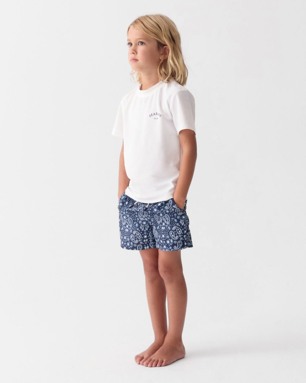 Kinder UV-Aktiv-T-Shirt, Weiß