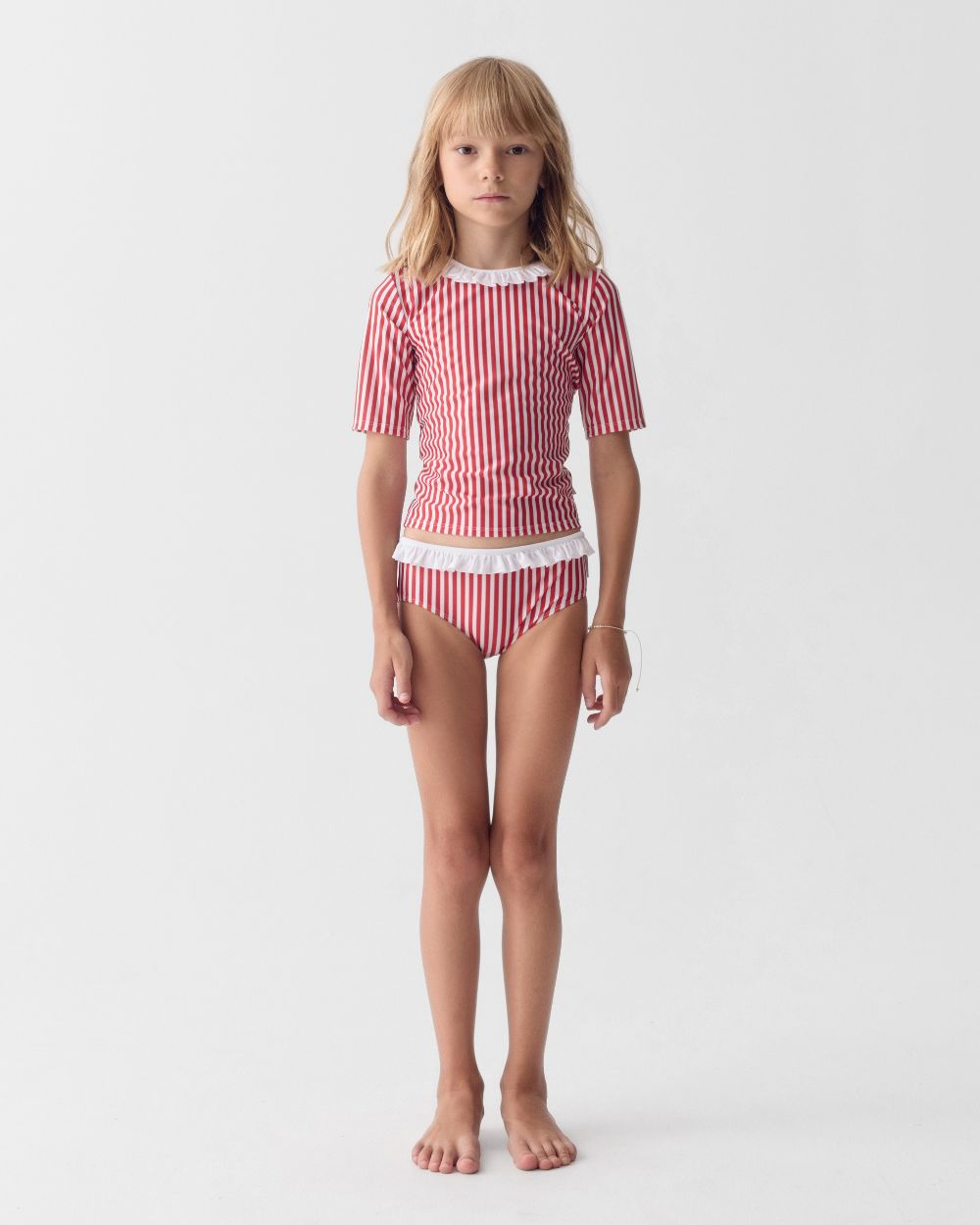 Girls UV Swim Set Ruffle Venice