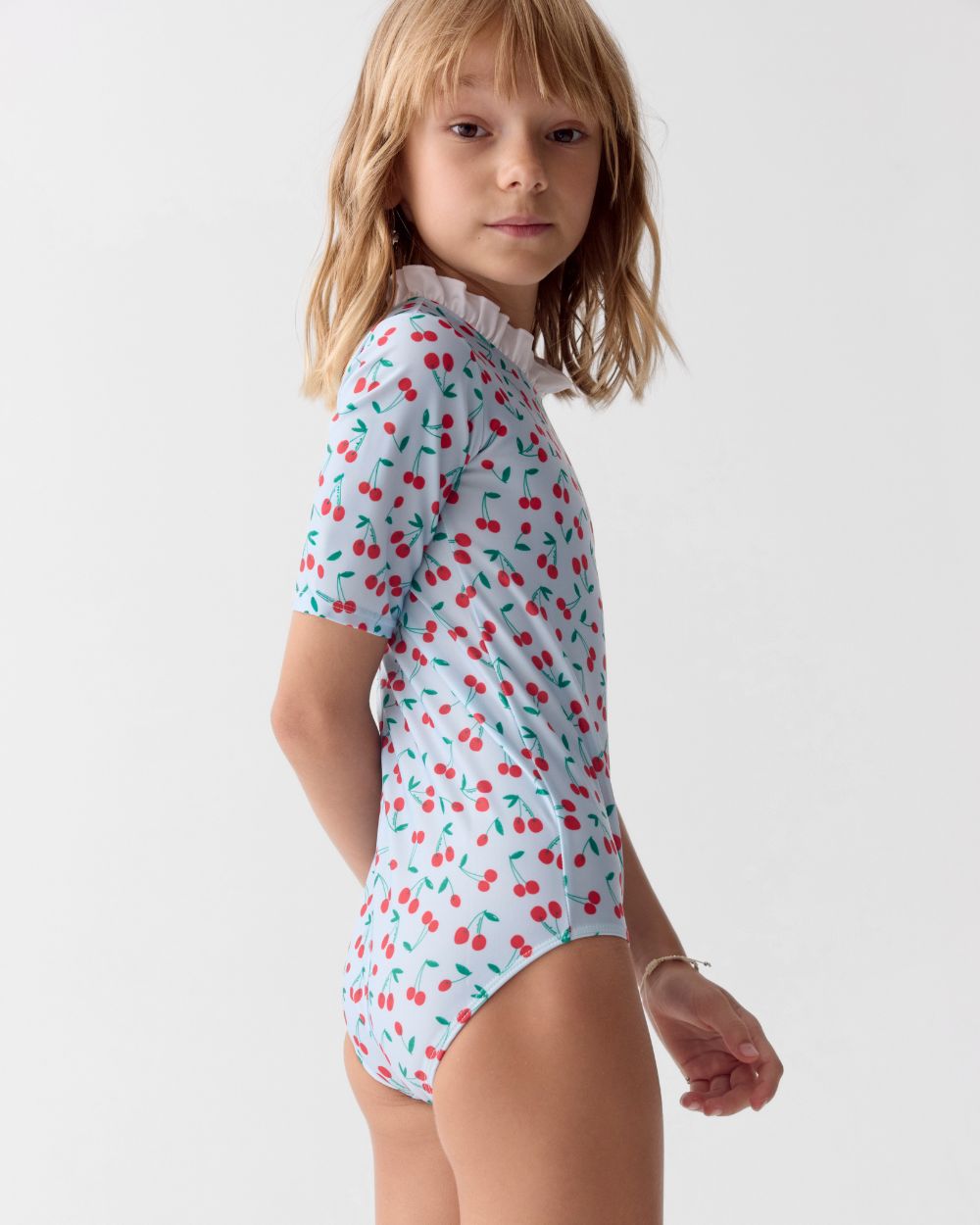 Girl UV Swimsuit Ruffle Picota
