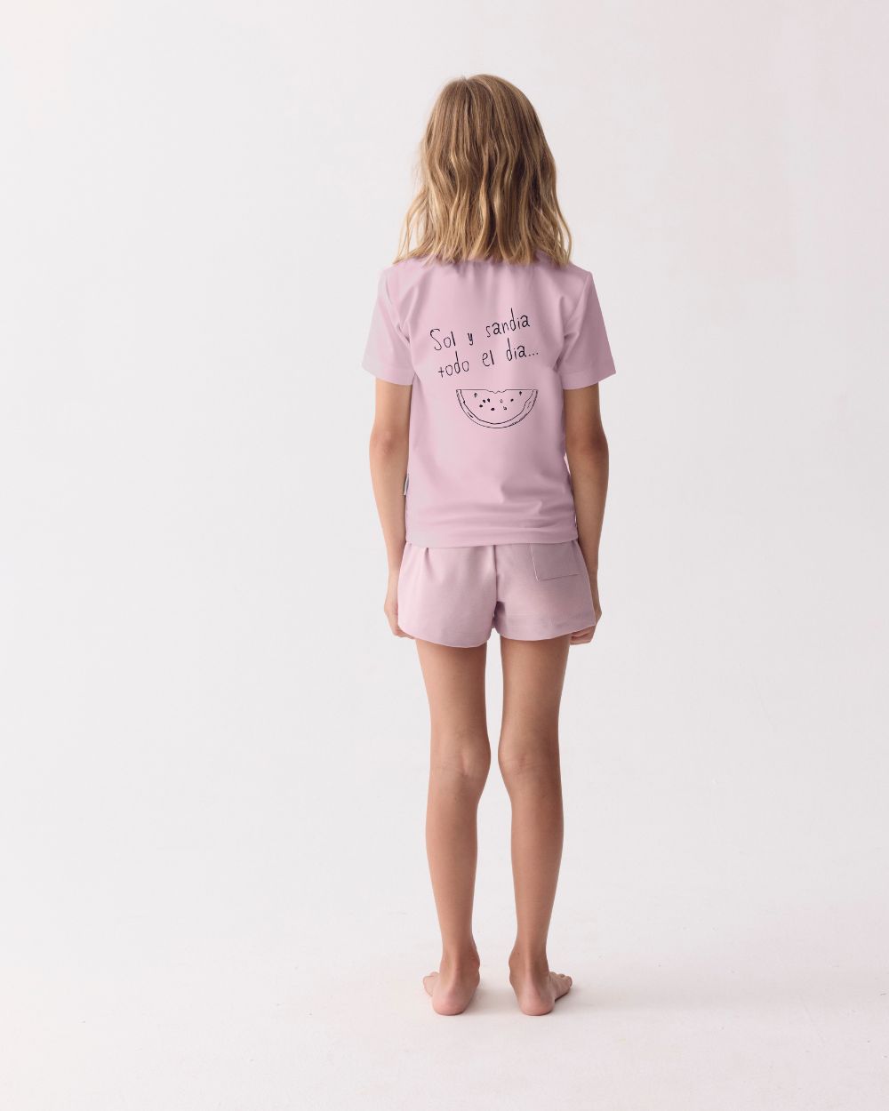 Kinder-T-Shirt Rayas Grün