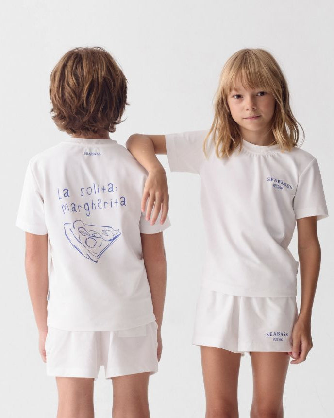 Kids T-shirt Rayas Groen