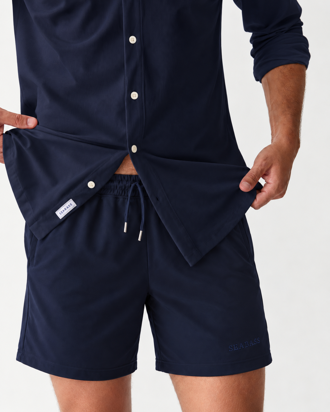 Männer Hemd mit UV-Schutz - Marineblau