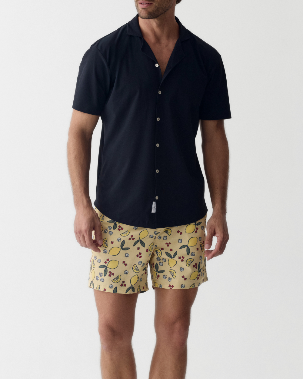 Männer UV Badeshort Amalfi - Zitronen