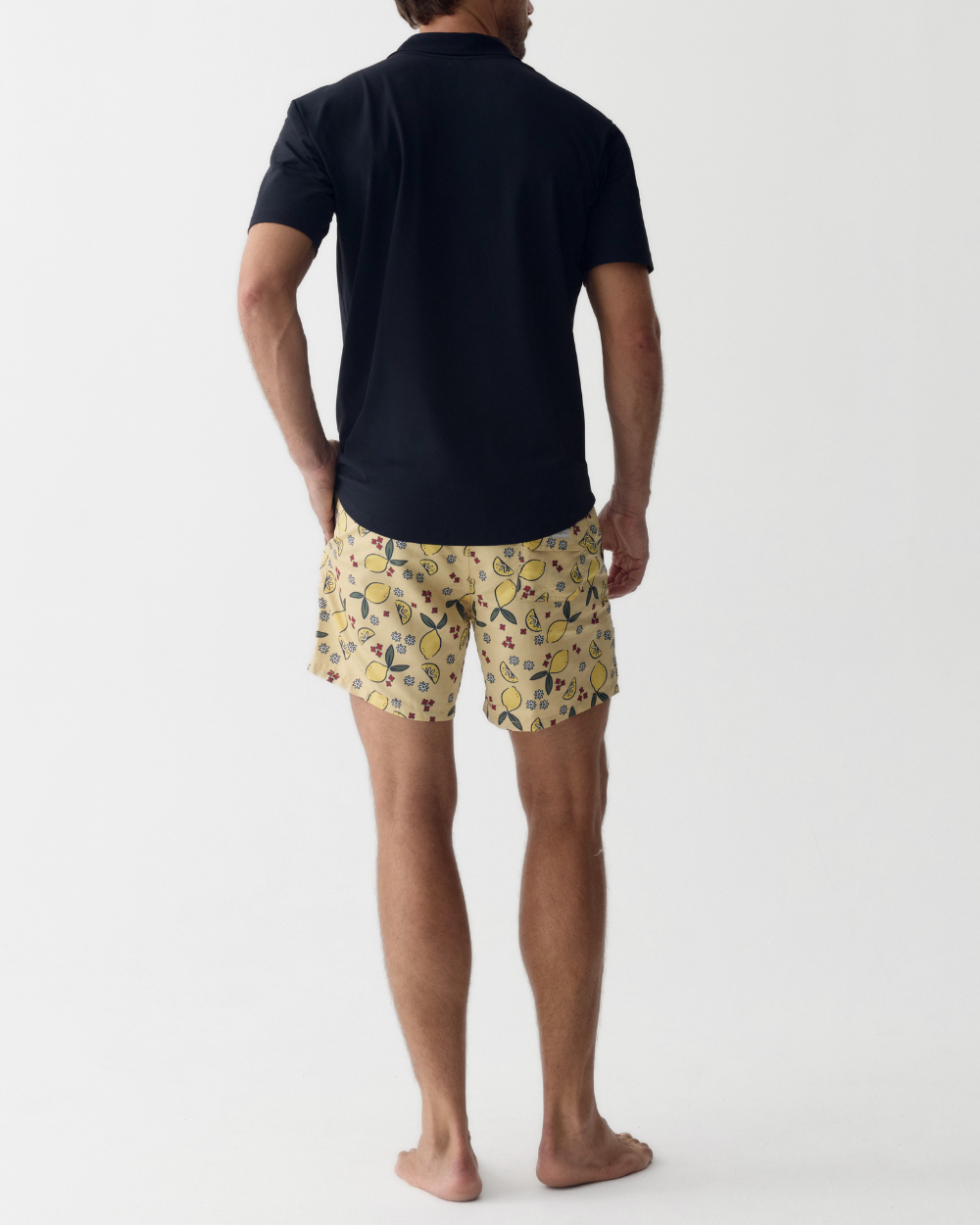 Männer UV Badeshort Amalfi - Zitronen