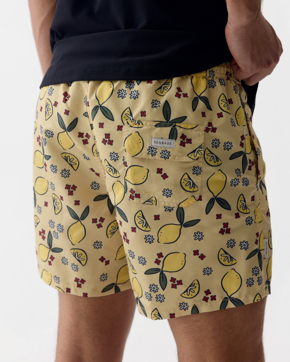 Männer UV Badeshort Amalfi - Zitronen