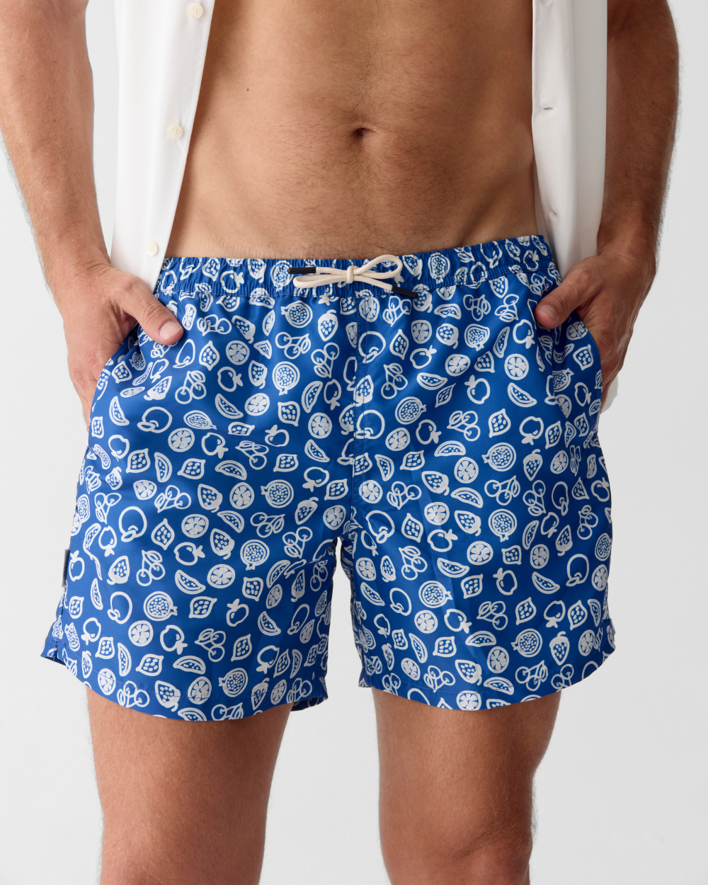 MÄNNER UV BADESHORT FORMENTERA BLAU - Fruity