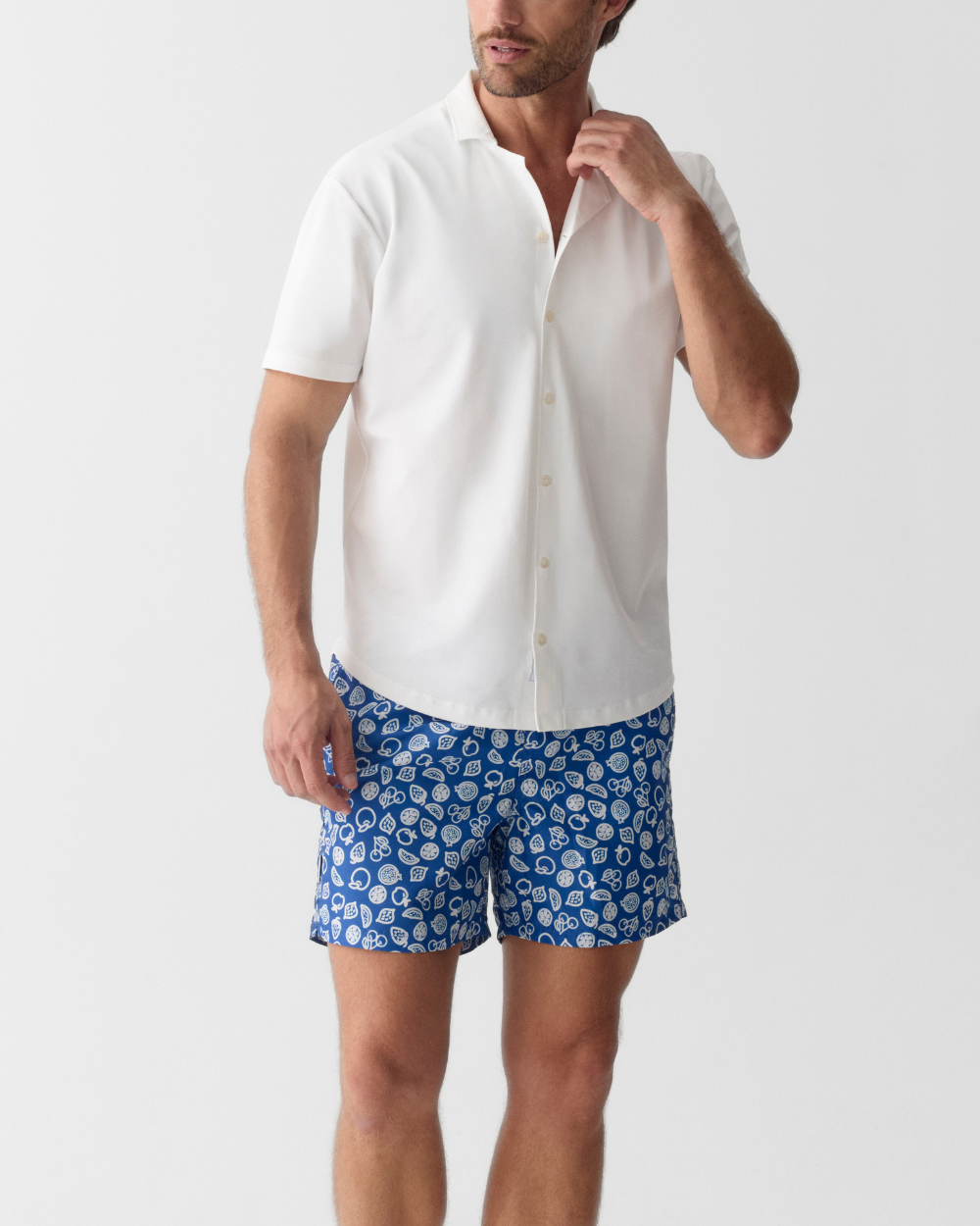MÄNNER UV BADESHORT FORMENTERA BLAU - Fruity