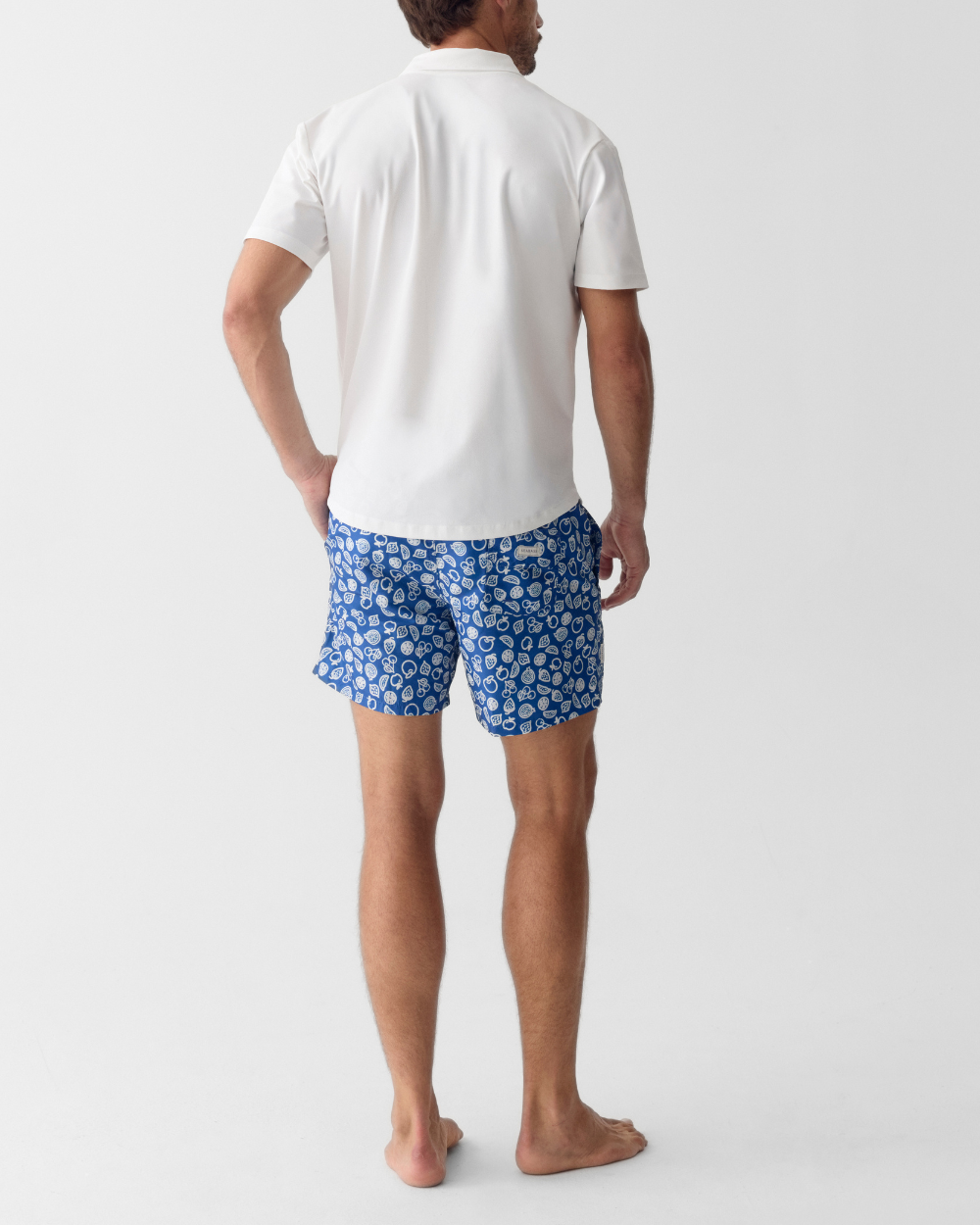 MÄNNER UV BADESHORT FORMENTERA BLAU - Fruity