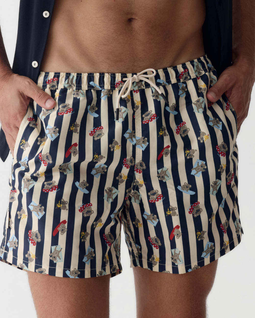MÄNNER UV BADESHORT SYDNEY - Koala Streifen