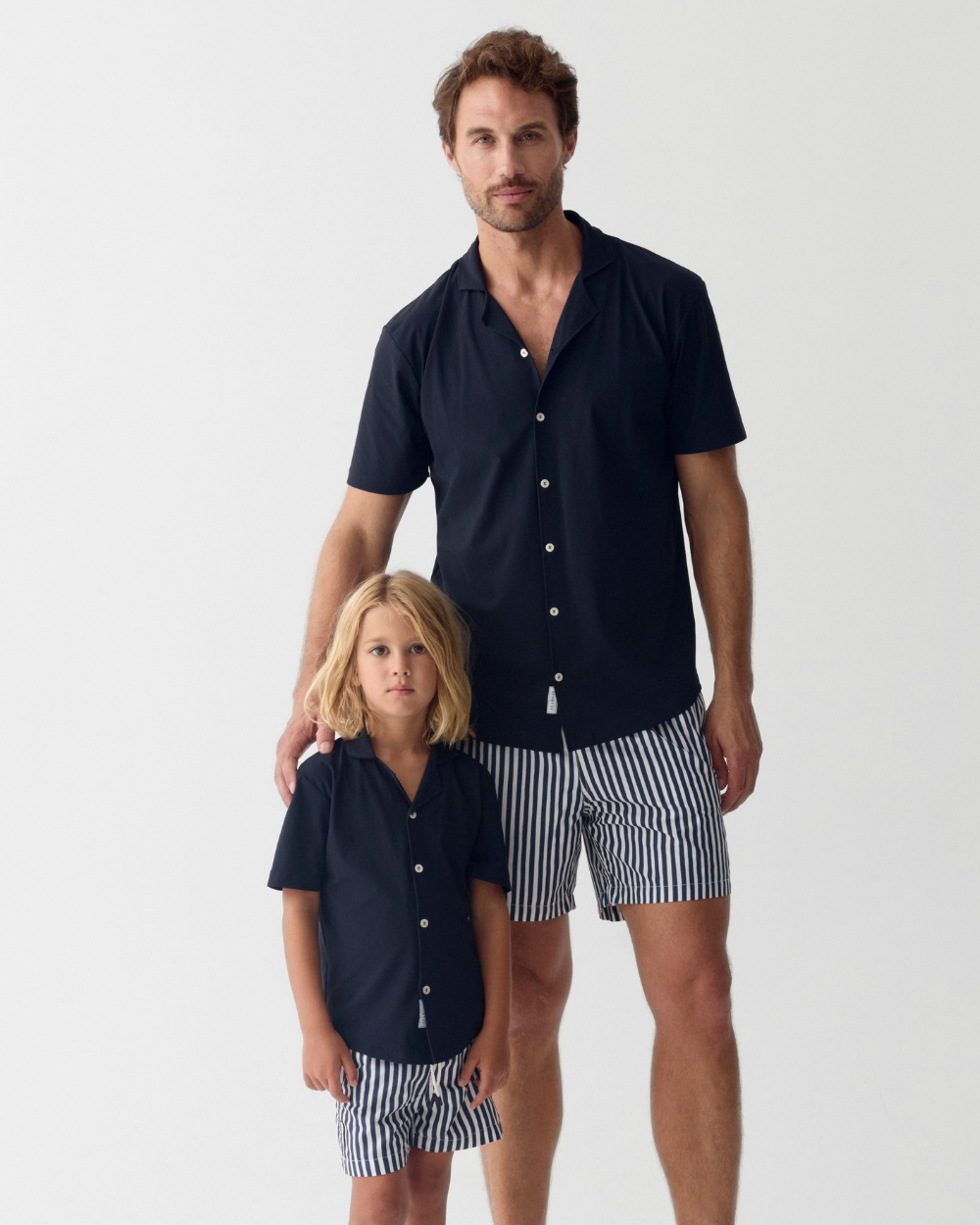 Männer UV Hemd Kurzarm mit UV-Schutz - Marineblau
