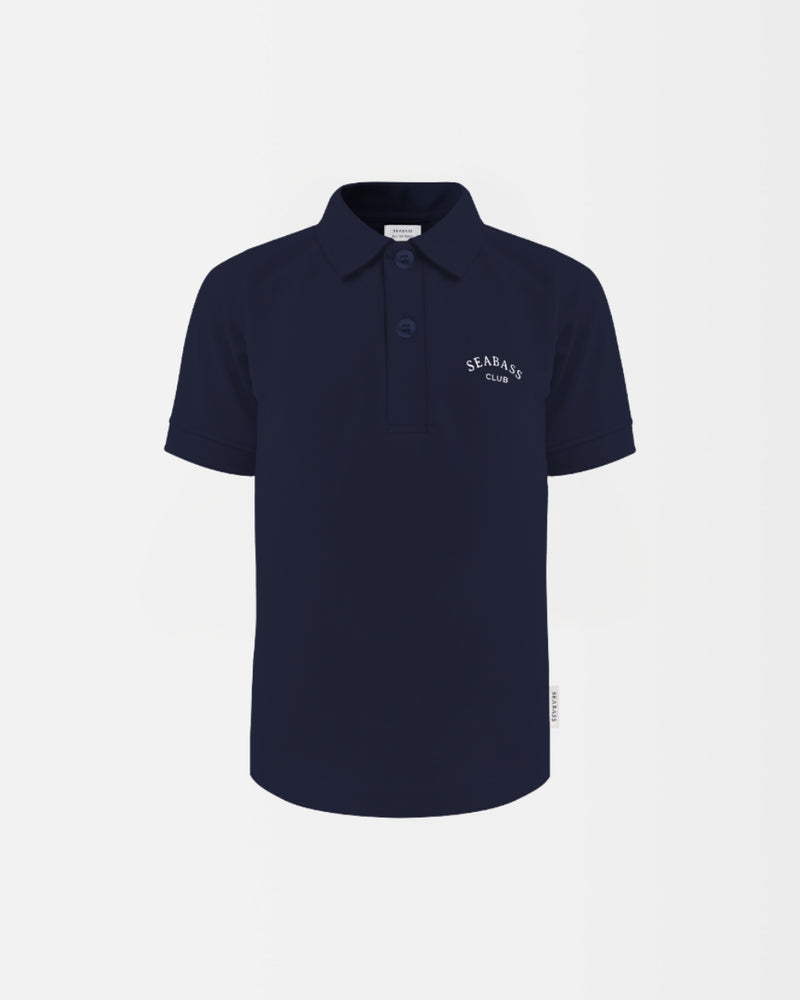 Camiseta Polo UV Infantil Azul Marino